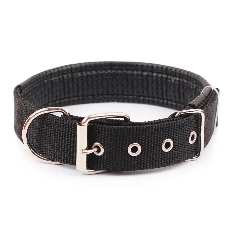 Nylon Dog Collar – Solid Colour Collar Small, Medium & Large Dogs