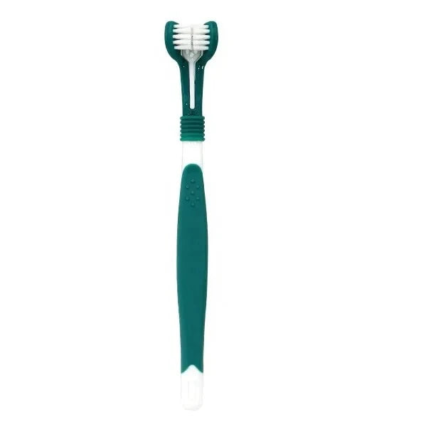 3-Sided Dog Toothbrush – Pet Tartar & Plaque Cleaning Brush