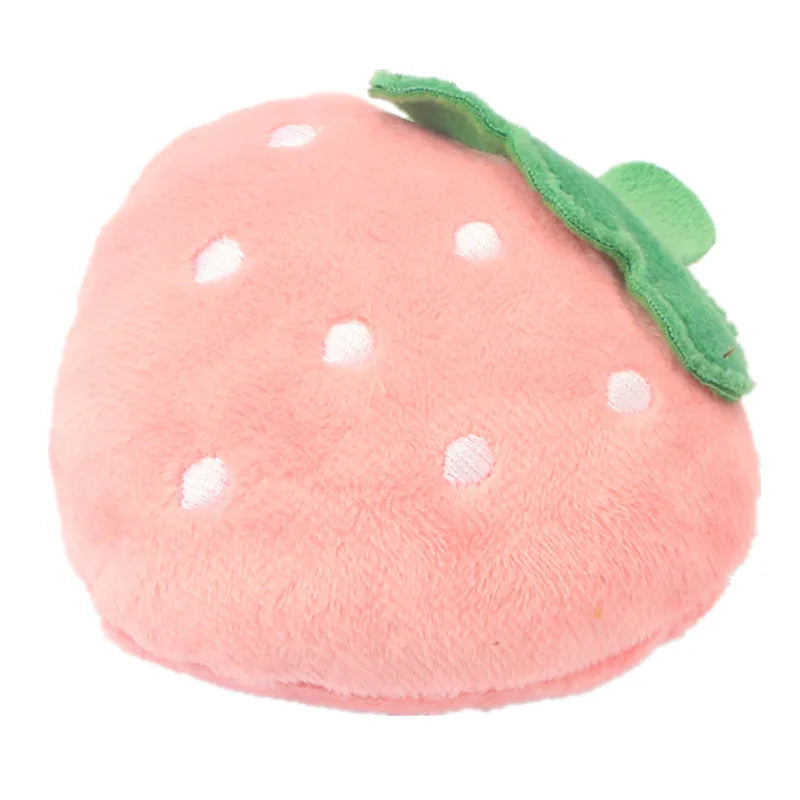 Squeaky Plush Food Dog Toys – Banana, Bone & Vegetable Chew Toys