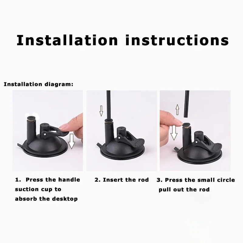 Bird Feather Cat Teaser – Suction Cup Wire Rod Interactive Cat Toy