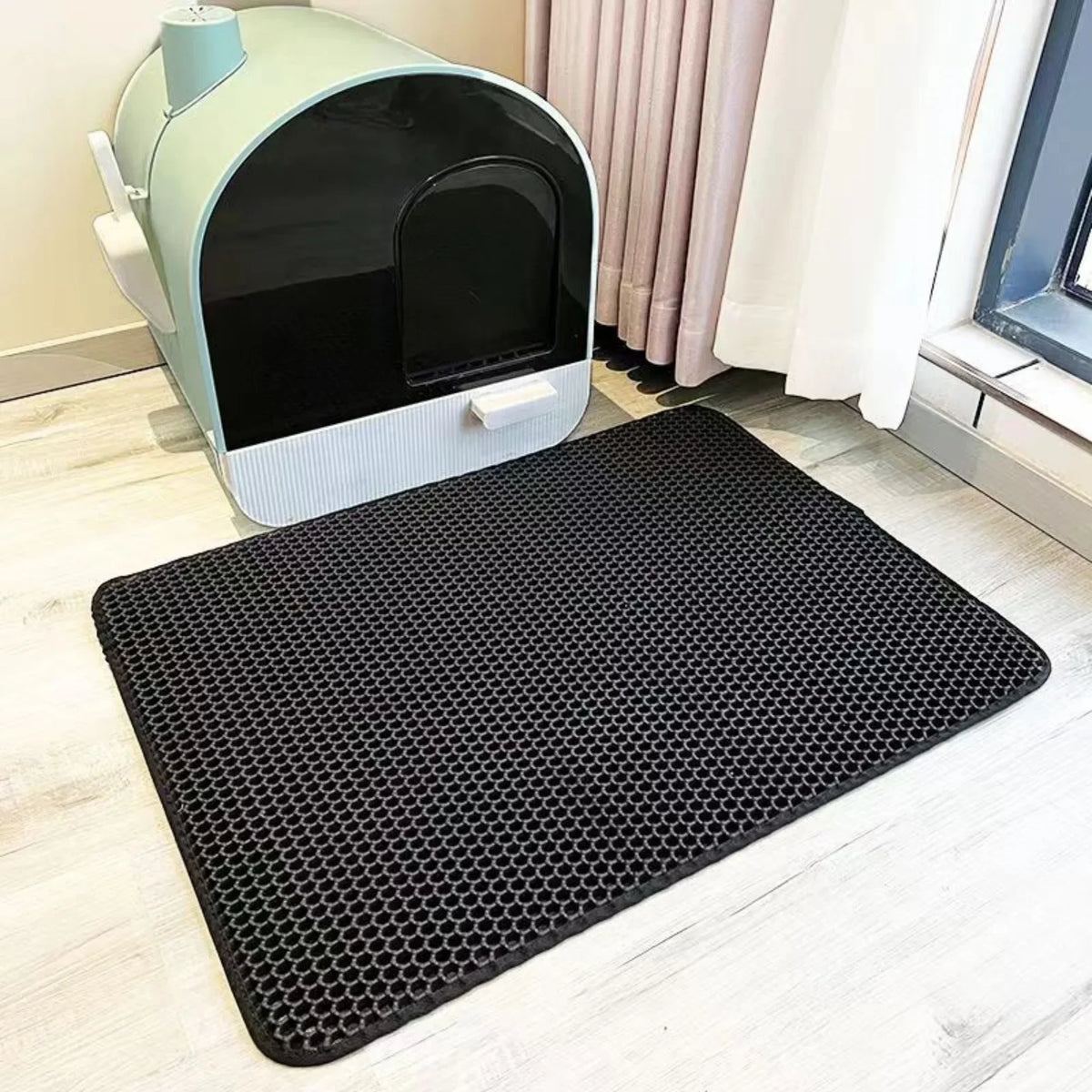 Extra Large Cat Litter Mat – Heavy-Duty Waterproof Litter Trapper