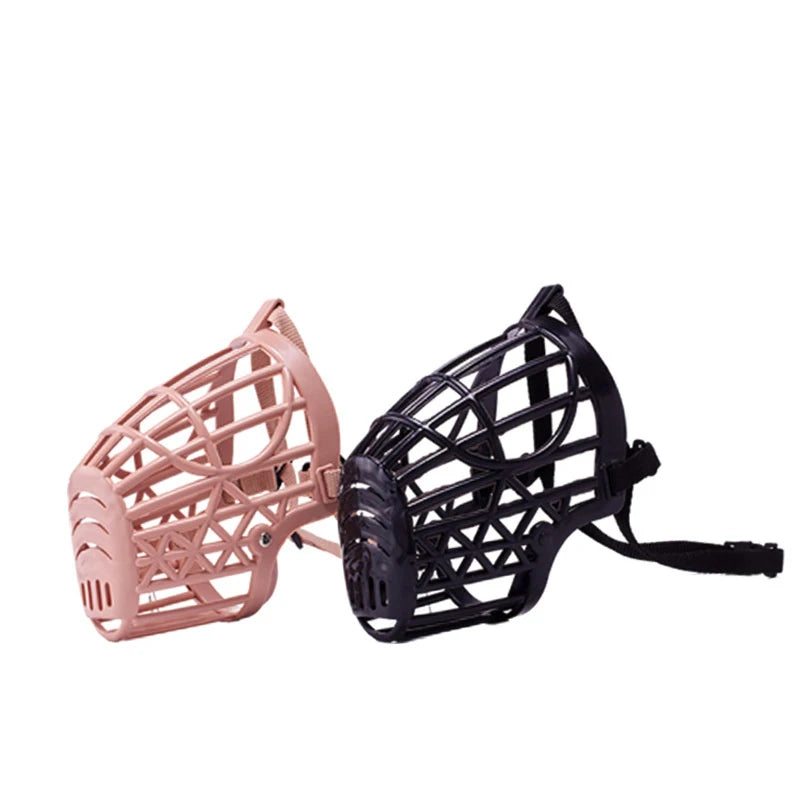 Adjustable Dog Muzzle – Breathable Mesh Mouth Cover Small to Large Dogs