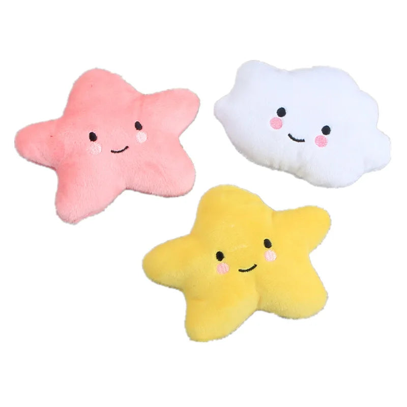 Squeaky Plush Food Dog Toys – Banana, Bone & Vegetable Chew Toys