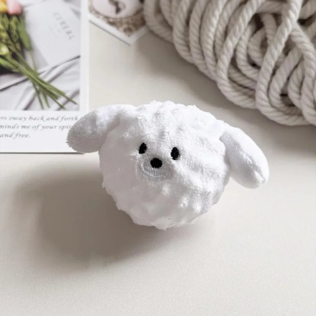 Spiky Squeaky Puppy Ball – Teeth Cleaning Chew for Small Dogs