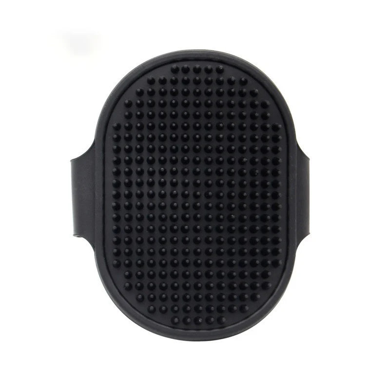 Silicone Dog Bath Brush – Soft Rubber Massage Comb for Pets