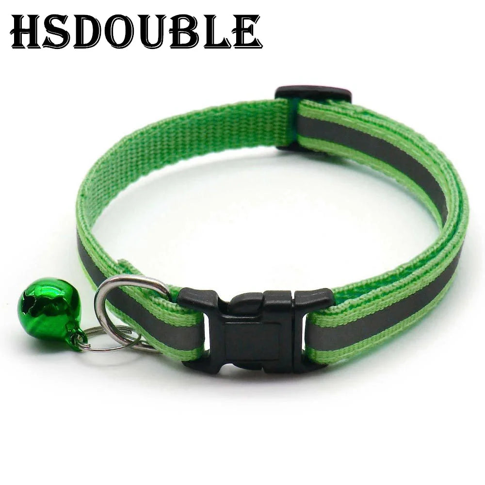 Reflective Cat Collars with Bells 2 Pack – Small Dogs & Cats