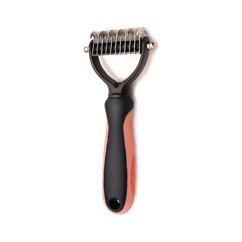 Pet Deshedding Brush – Dematting Knot Cutter Comb for Dogs & Cats