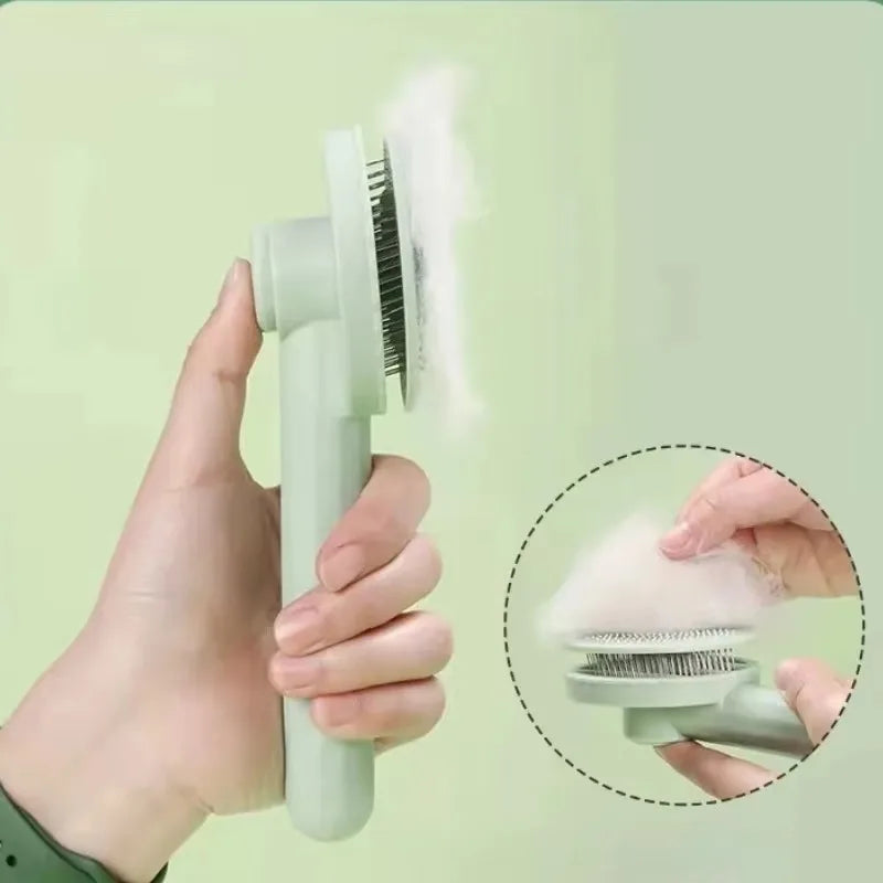 Stainless Steel Pet Comb – Long Hair Dog & Cat Grooming Comb