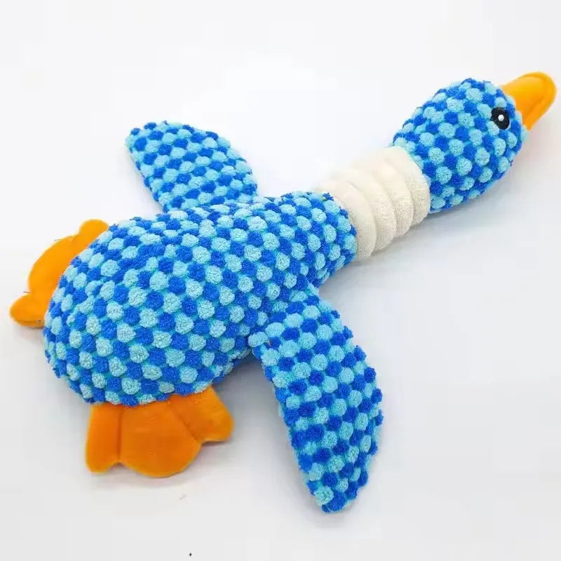 Tough Squeaky Plush Dog Toy – For Aggressive Chewers, Dogs & Cats