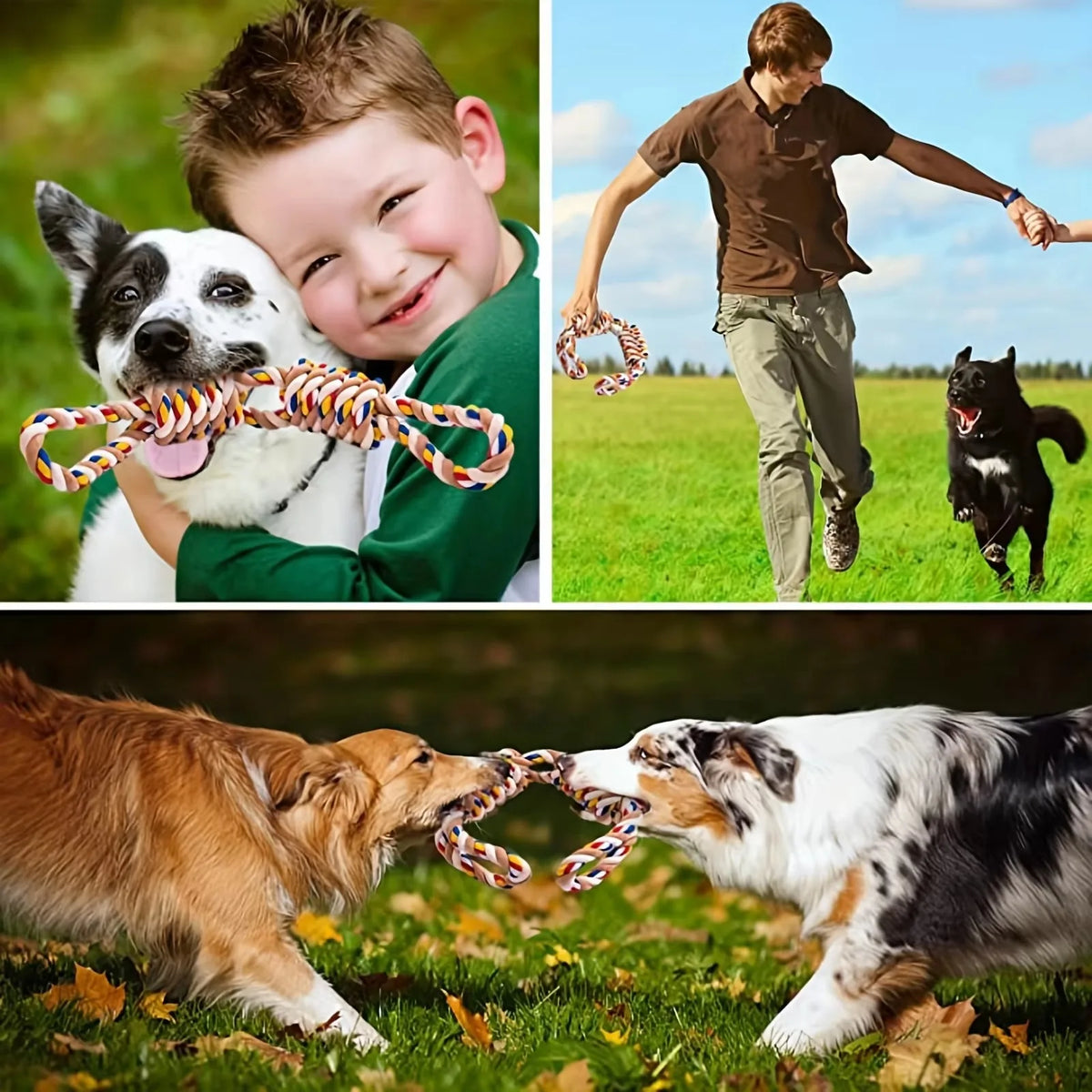 Tough Cotton Rope Dog Toy – For Medium & Large Dogs