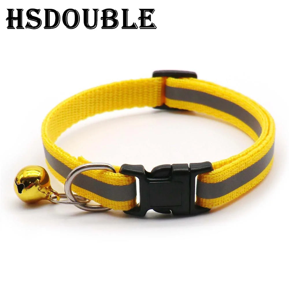 Reflective Cat Collars with Bells 2 Pack – Small Dogs & Cats