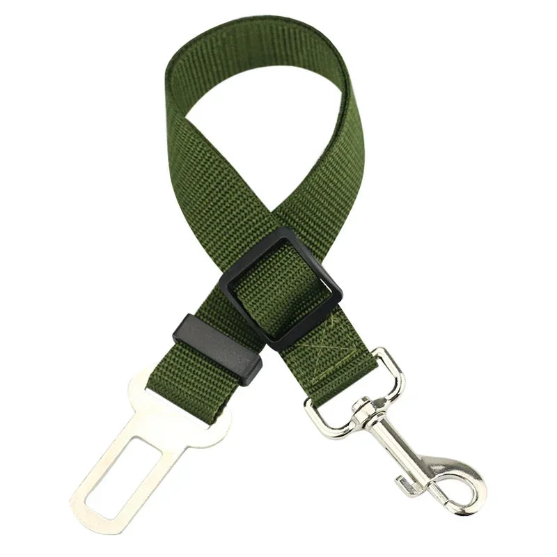Adjustable Dog Car Seat Belt – Pet Vehicle Safety Lead Clip