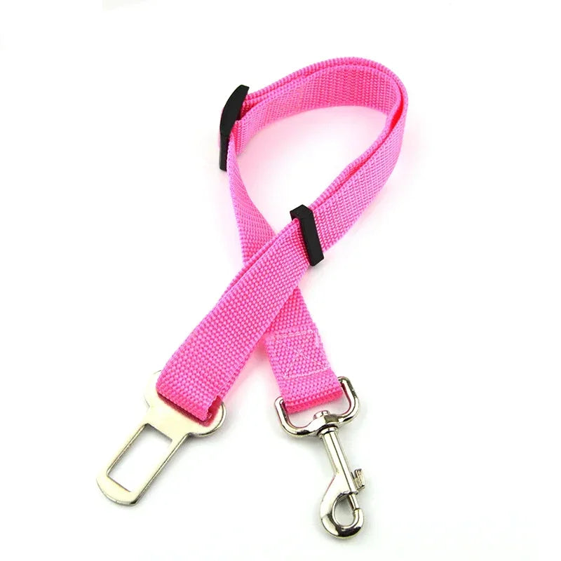 Adjustable Dog Car Seat Belt – Pet Vehicle Safety Lead Clip