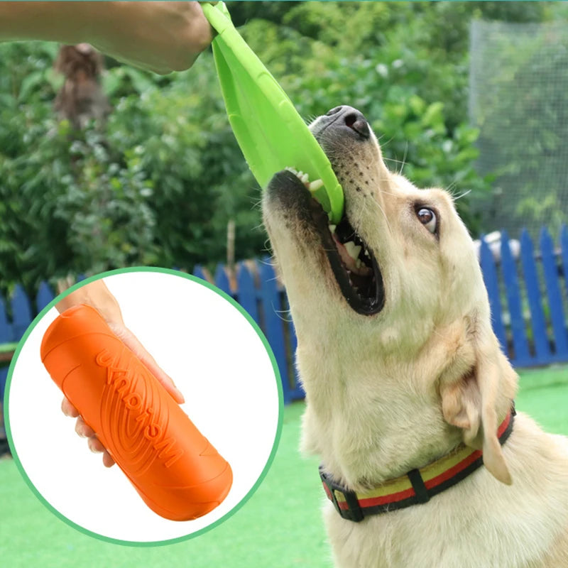 Silicone Dog Flying Disc – Chew-Resistant Fetch Frisbee Toy