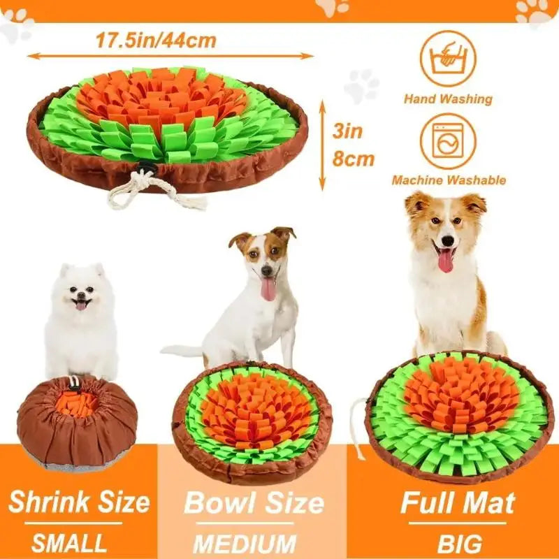 Snuffle Mat for Dogs & Cats – Interactive Foraging Slow Feeder Mat