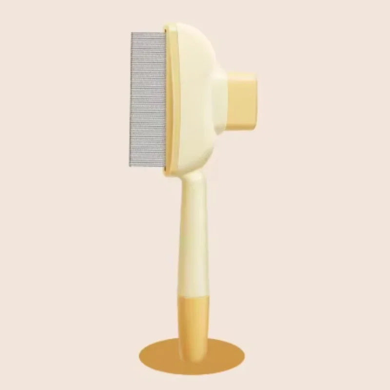 Self-Cleaning Dog Comb – One-Button Pet Hair Remover Brush