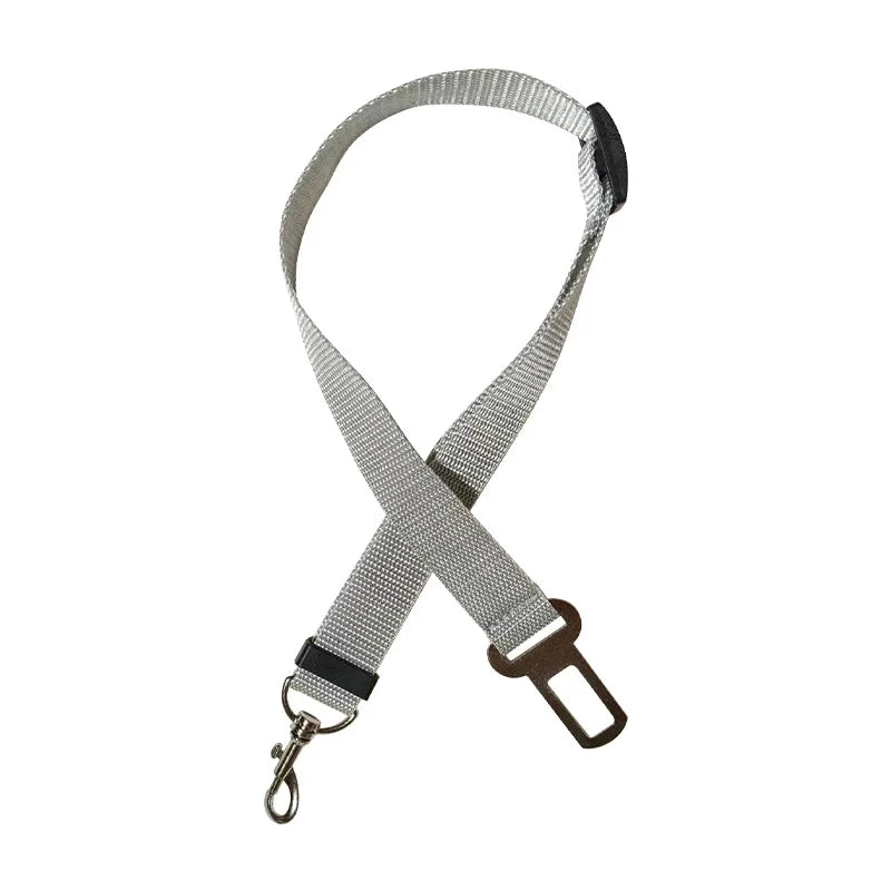 Dog Car Seat Belt – Adjustable Pet Travel Safety Harness Lead