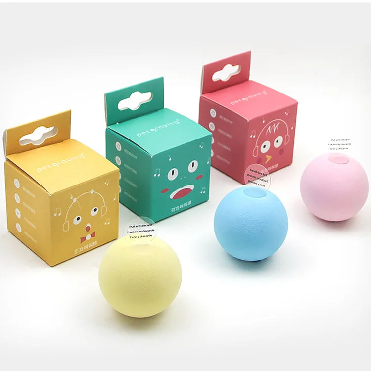 Chirping Cat Toy Balls – Bird & Cricket Sound Interactive Cat Toys