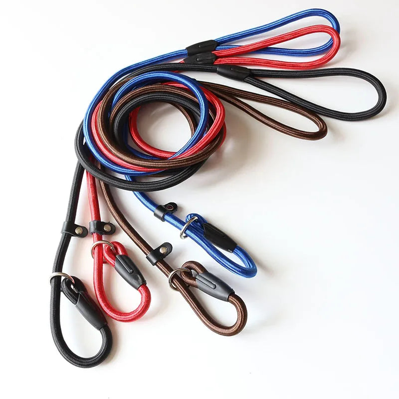 Nylon Dog Leash – Adjustable Training Lead Rope