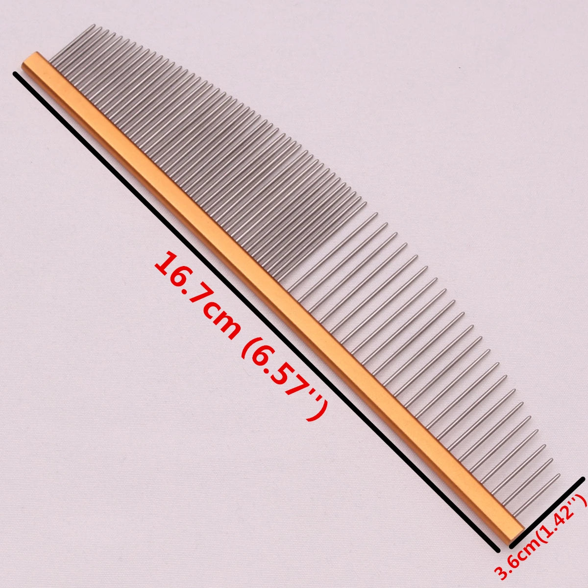 Aluminium Pet Grooming Comb – Professional Dog & Cat Detangler