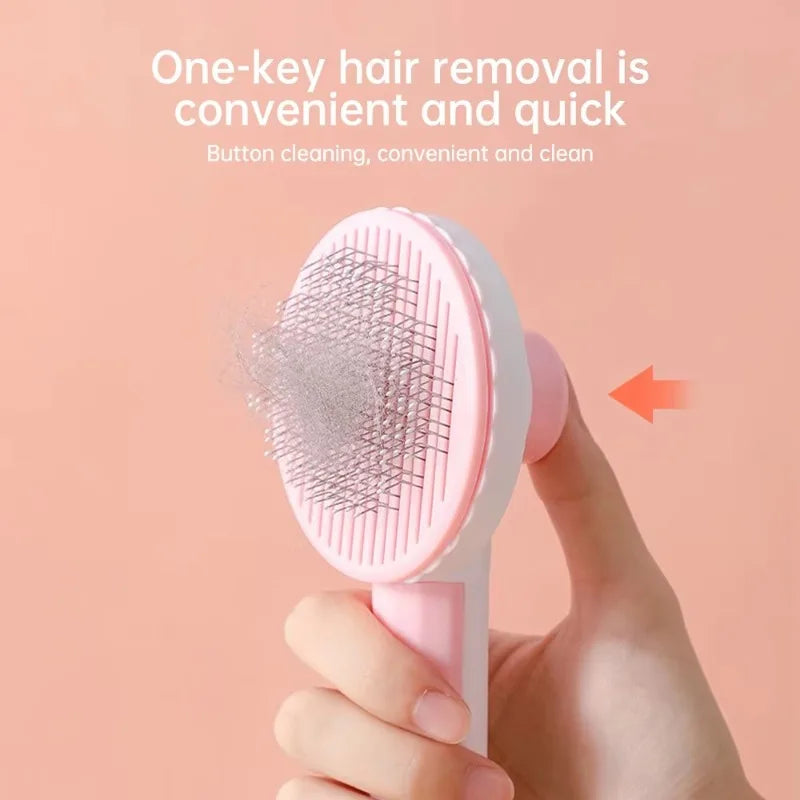 Stainless Steel Pet Comb – Long Hair Dog & Cat Grooming Comb