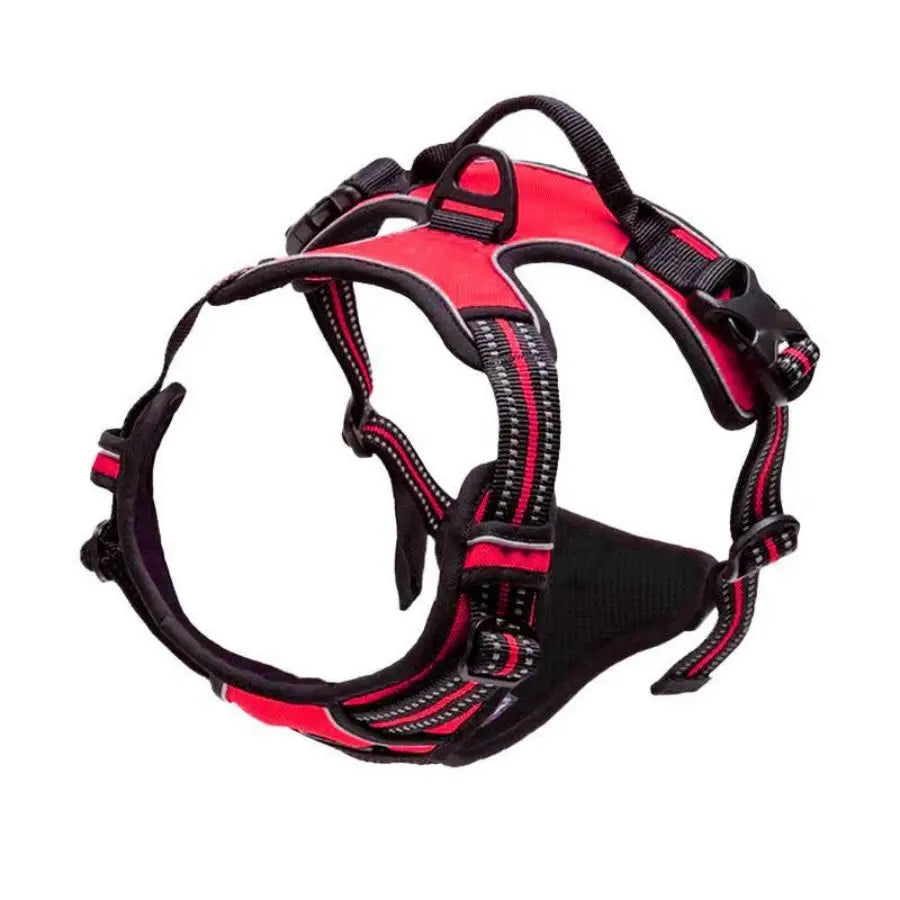 No-Pull Dog Harness Front Clip – Reflective Padded with Handle