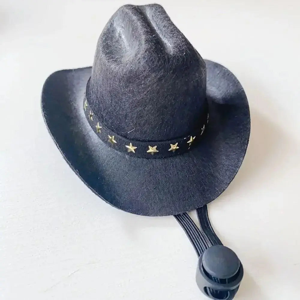Dog Cowboy Hat – Adjustable Pet Sun Hat for Dogs & Cats