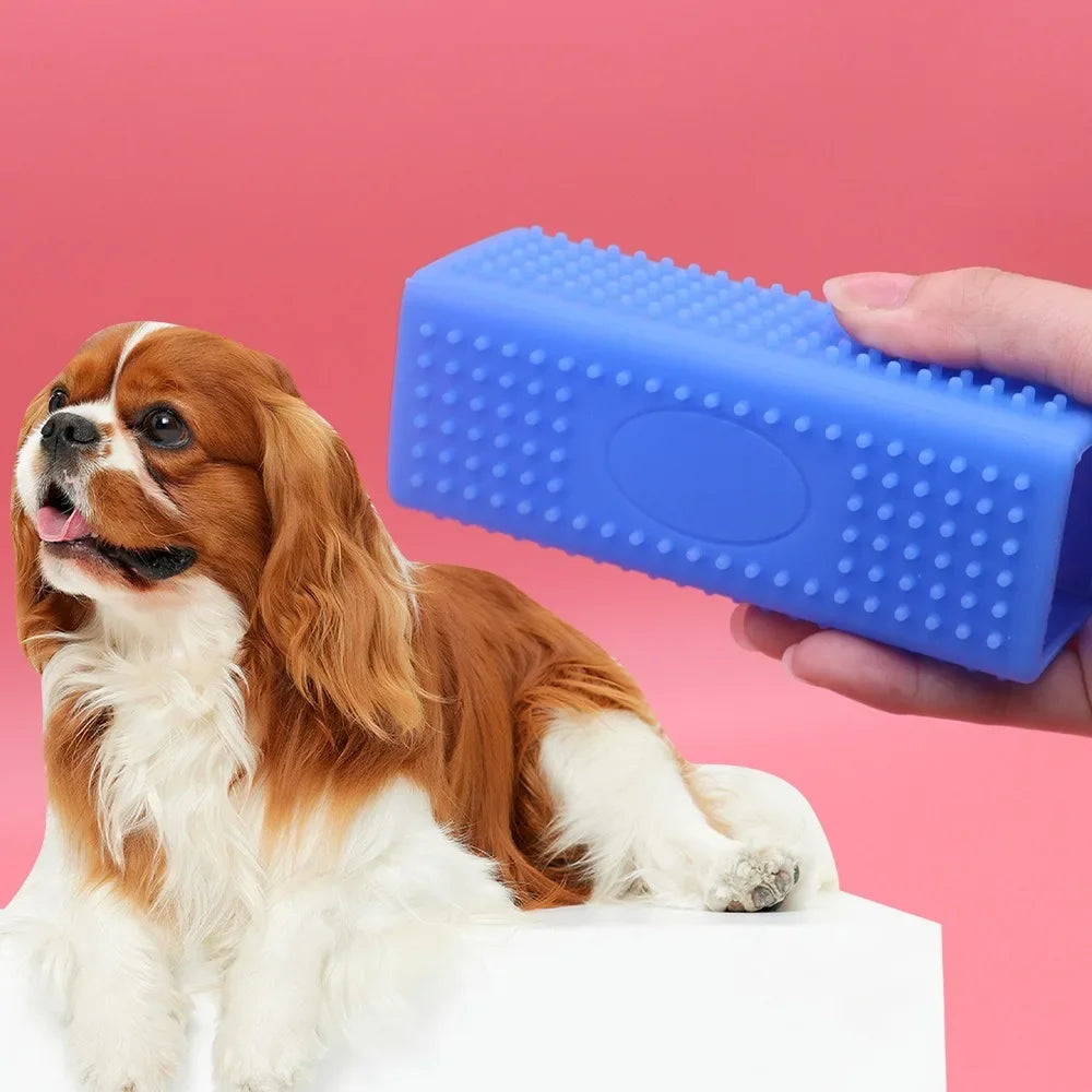 Silicone Pet Hair Remover Brush – For Car, Sofa & Carpet