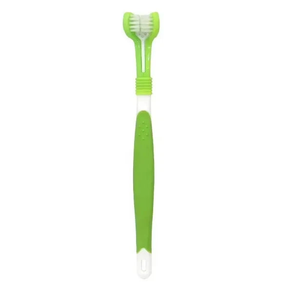 3-Sided Dog Toothbrush – Pet Tartar & Plaque Cleaning Brush