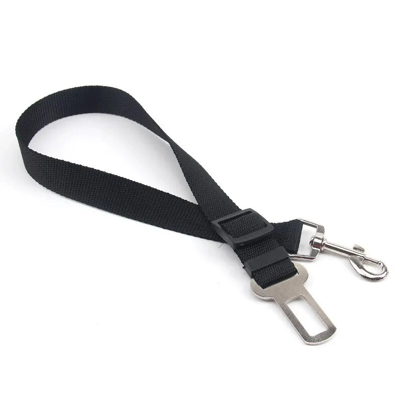 Dog Car Seat Belt – Adjustable Pet Travel Safety Harness Lead