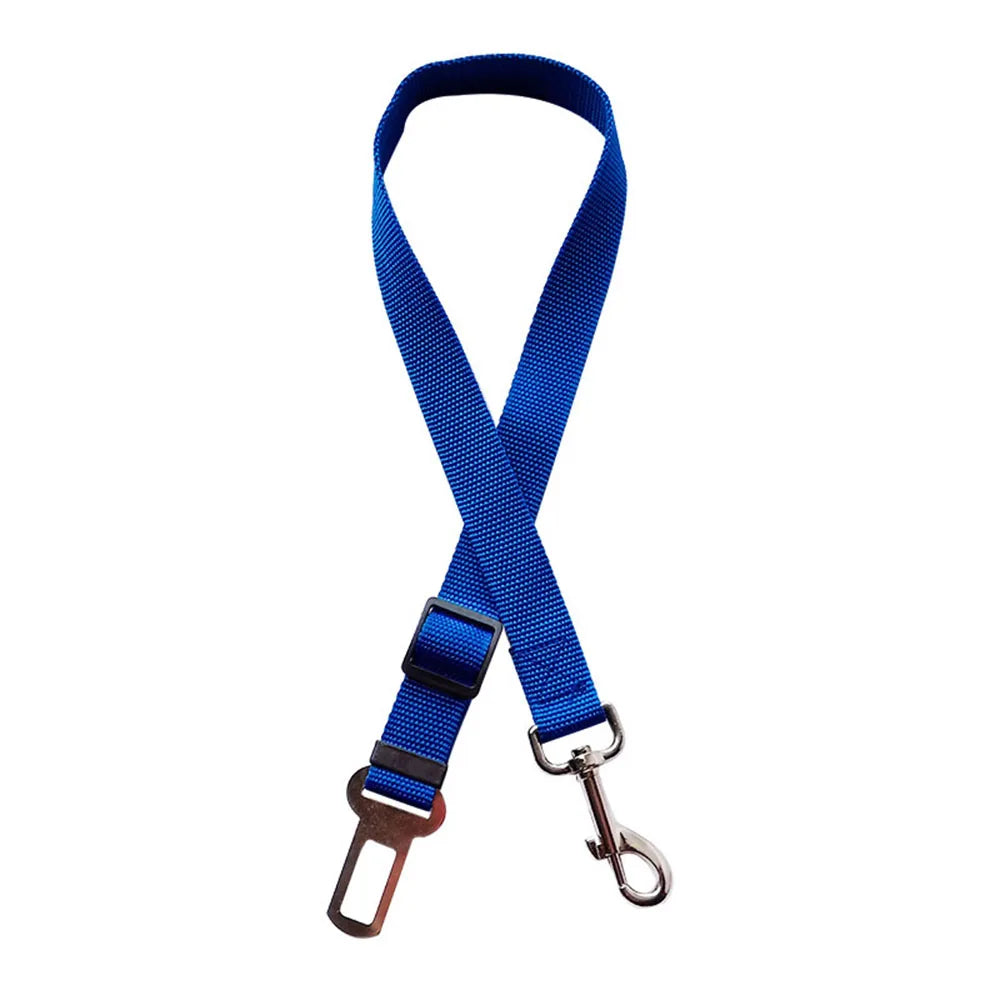 Dog Car Seat Belt Harness – Reflective Elastic Travel Safety Lead