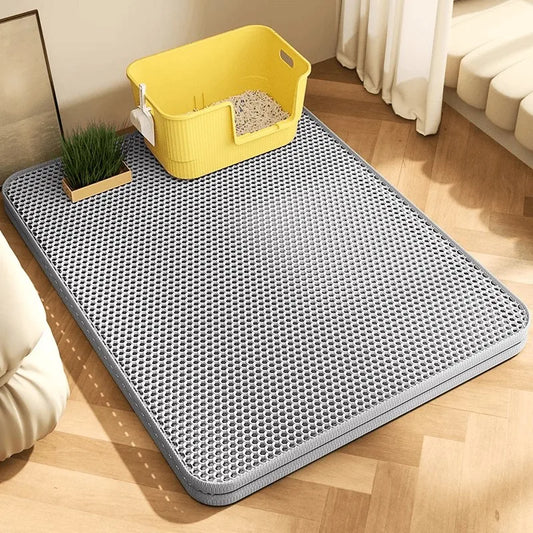 Extra Large Cat Litter Mat – Heavy-Duty Waterproof Litter Trapper