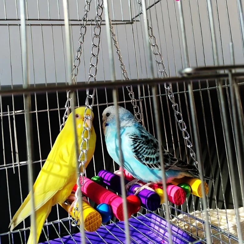 Bird Hammock Swing – Hanging Toy for Parrots, Budgies & Cockatiels