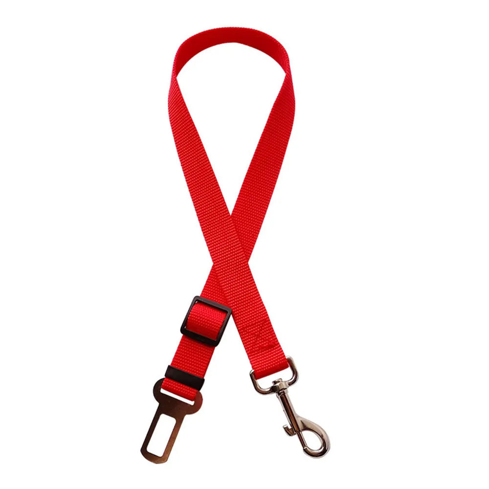 Dog Car Seat Belt Harness – Reflective Elastic Travel Safety Lead