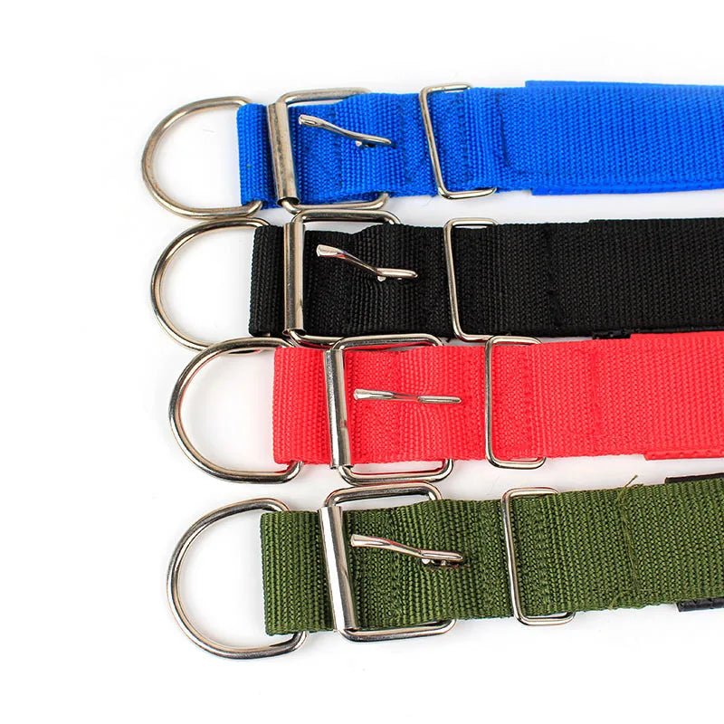 Nylon Dog Collar – Solid Colour Collar Small, Medium & Large Dogs