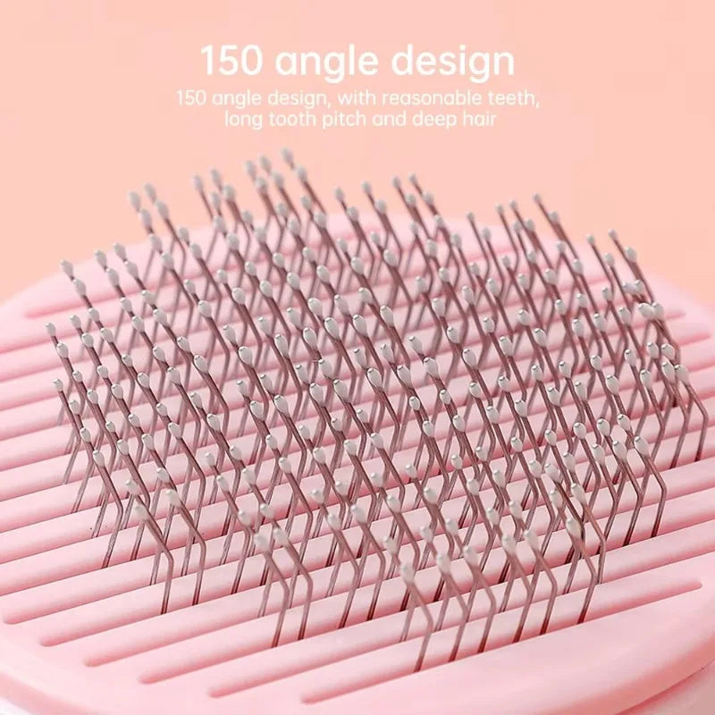 Stainless Steel Pet Comb – Long Hair Dog & Cat Grooming Comb