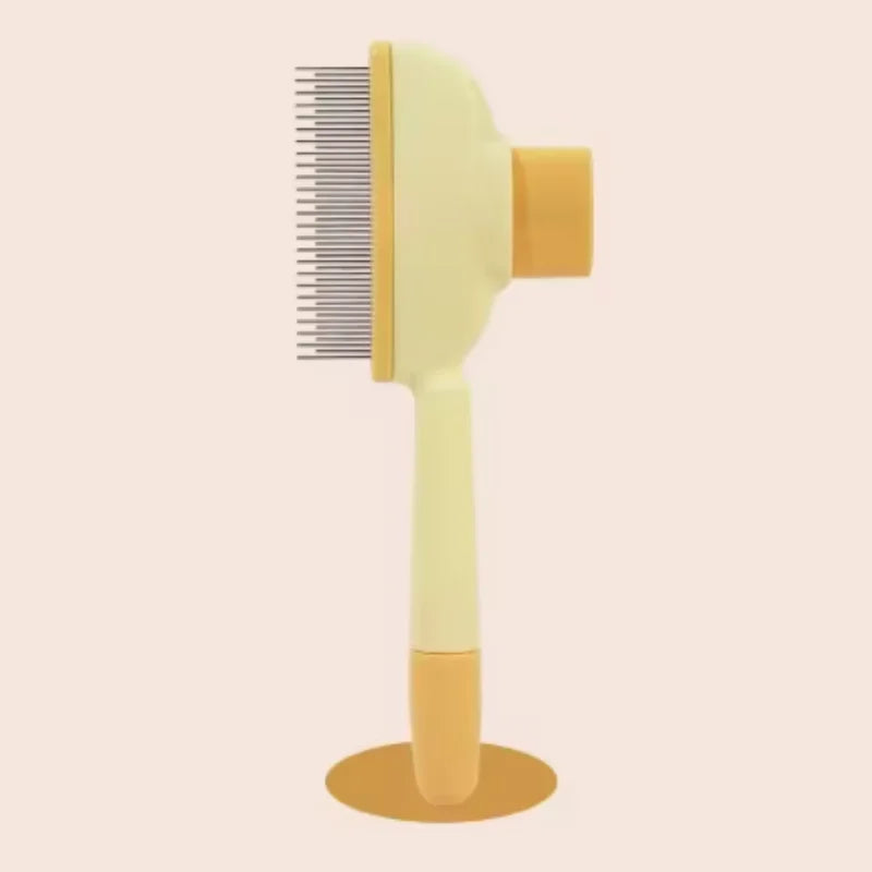 Self-Cleaning Dog Comb – One-Button Pet Hair Remover Brush