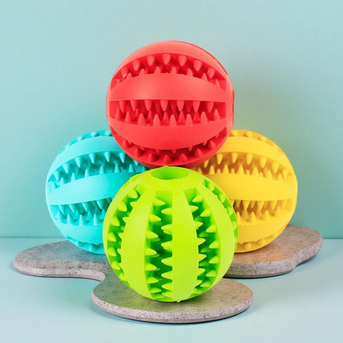 Treat Dispensing Dog Ball – Puzzle Chew Toy for Boredom