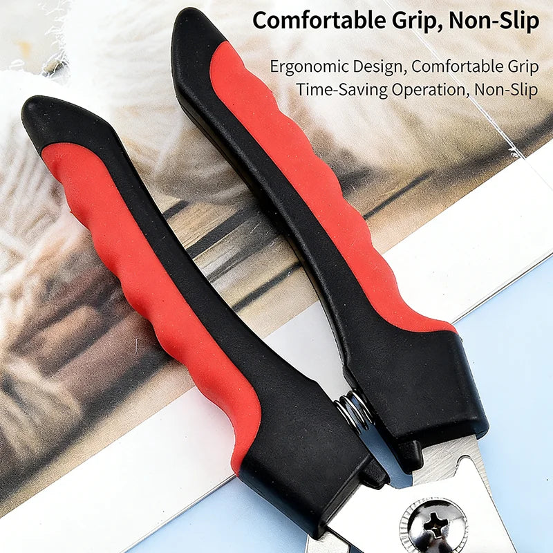 Stainless Steel Pet Nail Clippers – Dog & Cat Claw Trimmer