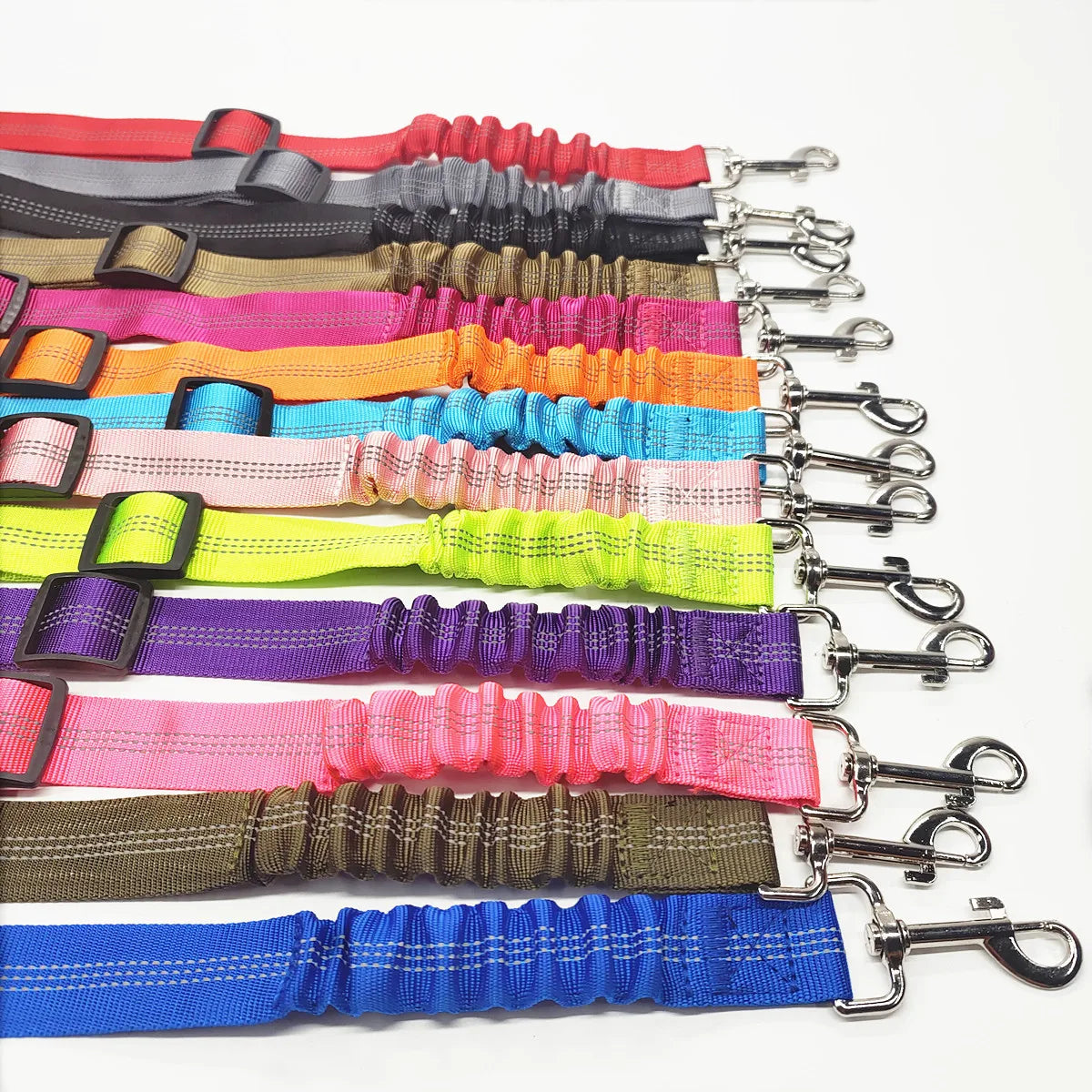 Dog Car Seat Belt Harness – Reflective Elastic Travel Safety Lead