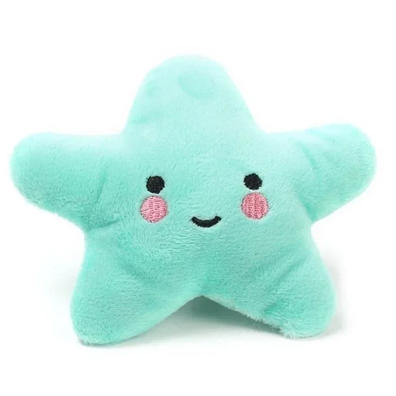 Squeaky Plush Star Toy – Cute Chew Toy for Dogs & Cats