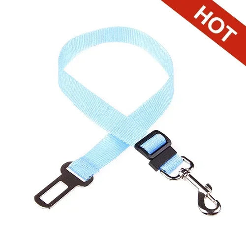 Adjustable Dog Car Seat Belt – Pet Vehicle Safety Lead Clip
