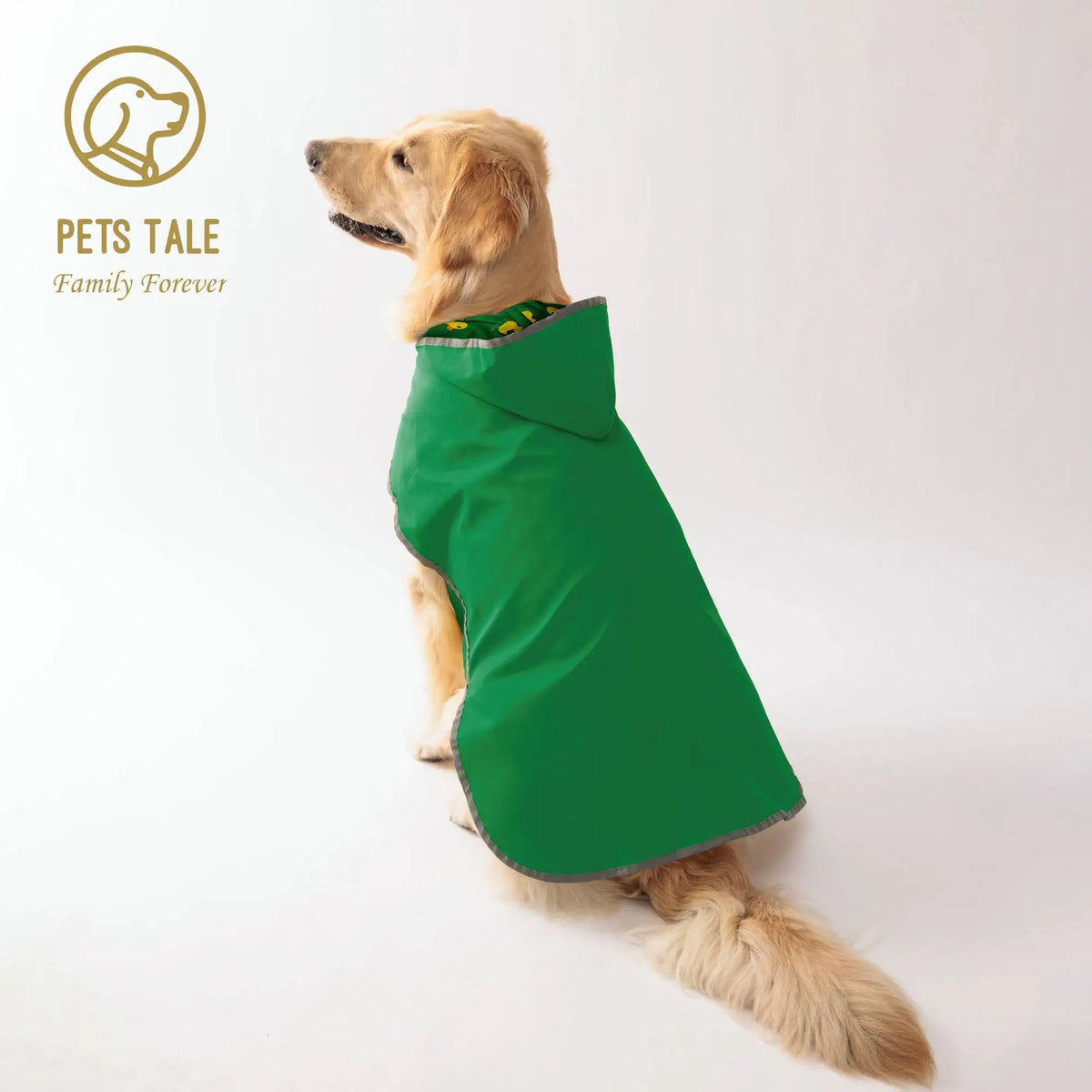 Yellow Dog Raincoat – Double-Layer Waterproof Pet Rain Jacket