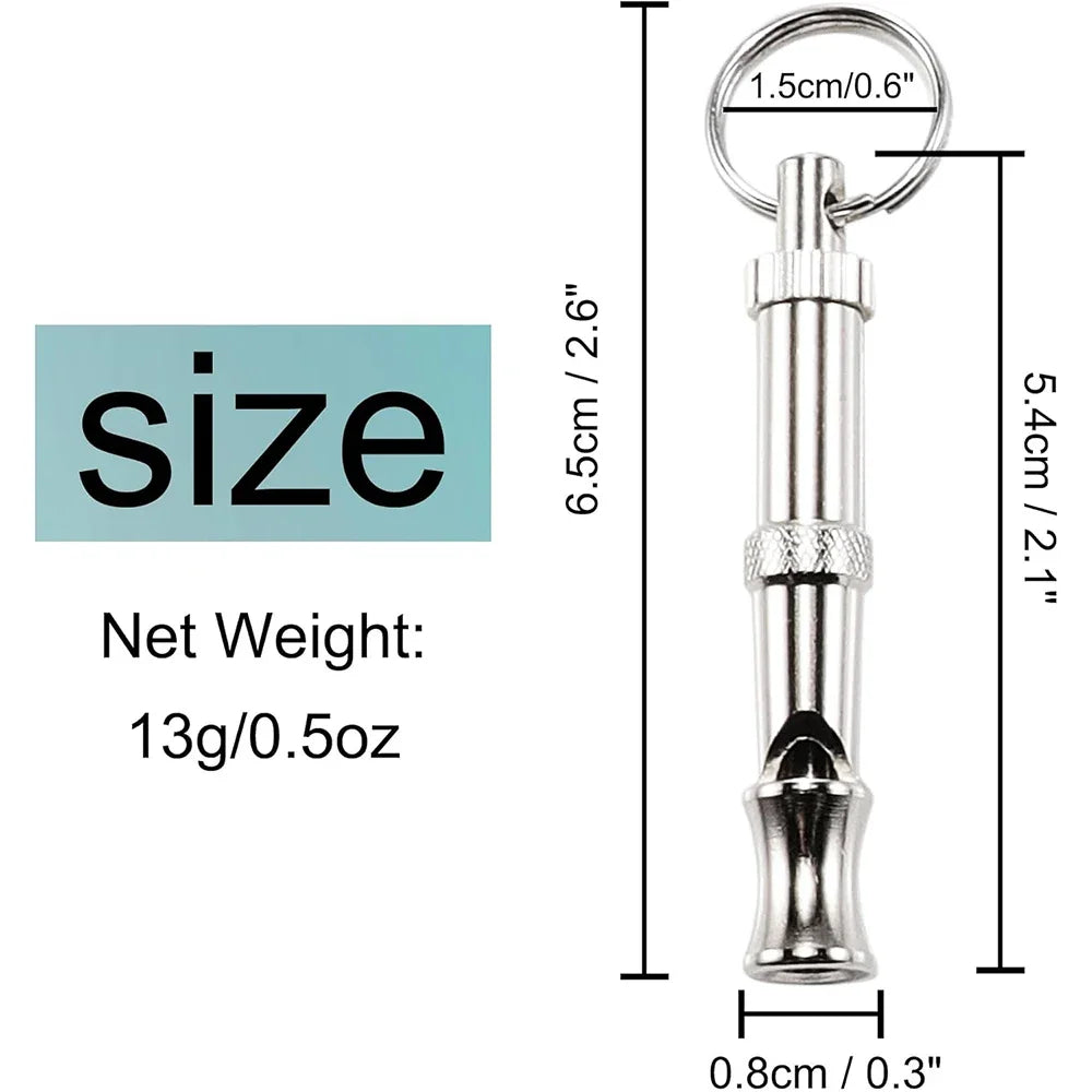 Ultrasonic Dog Whistle – Adjustable Stainless Training Whistle