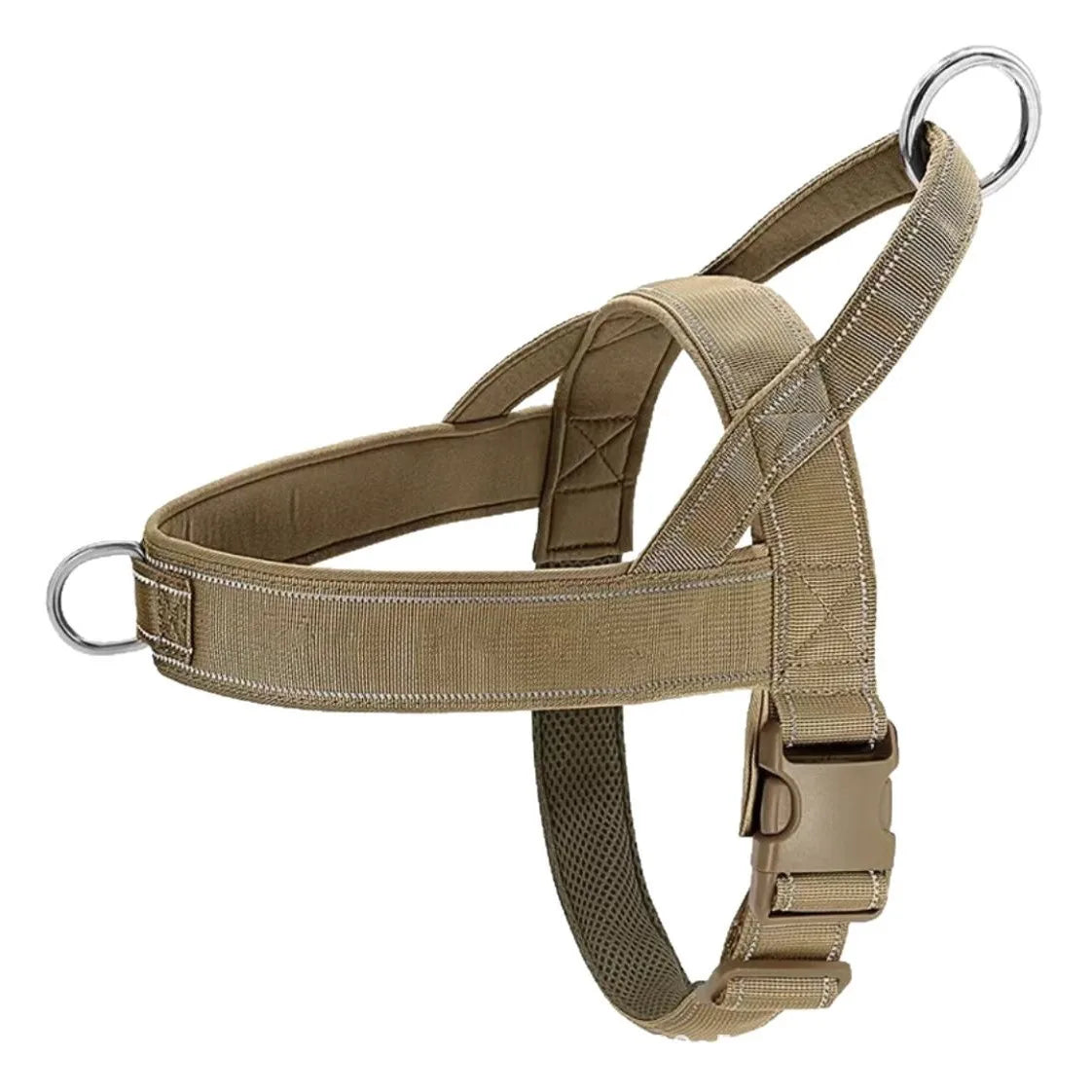 Tactical No-Pull Dog Harness – Heavy-Duty Padded for Large Dogs
