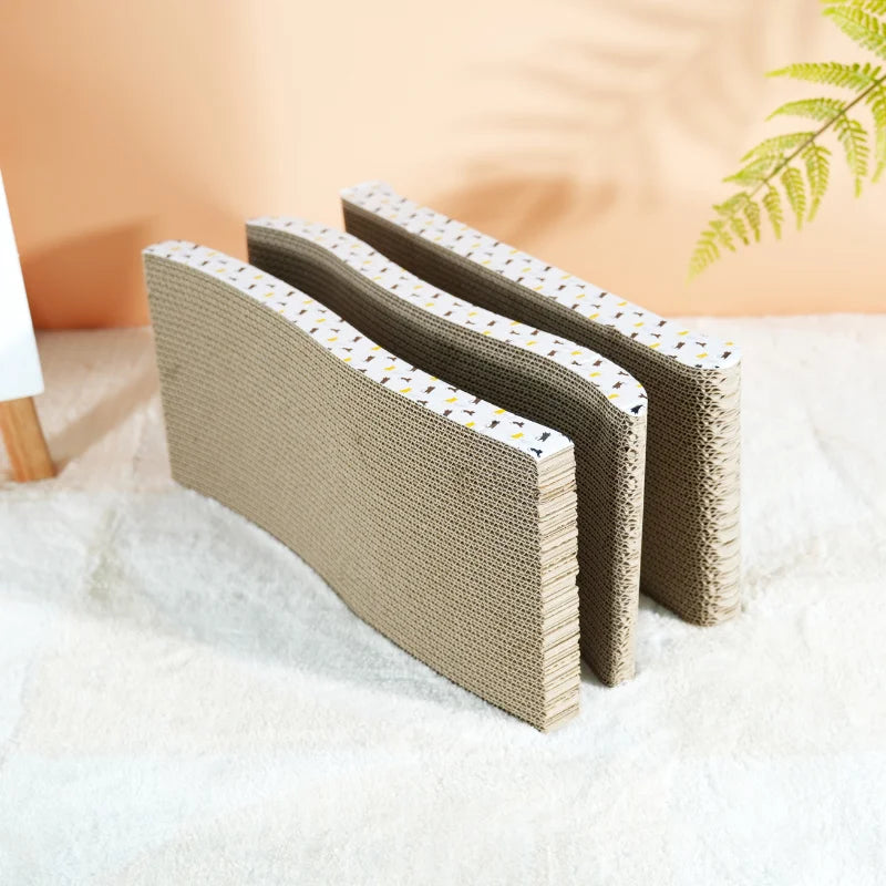 Cardboard Cat Scratcher Board – Corrugated Scratching Pad for Cats