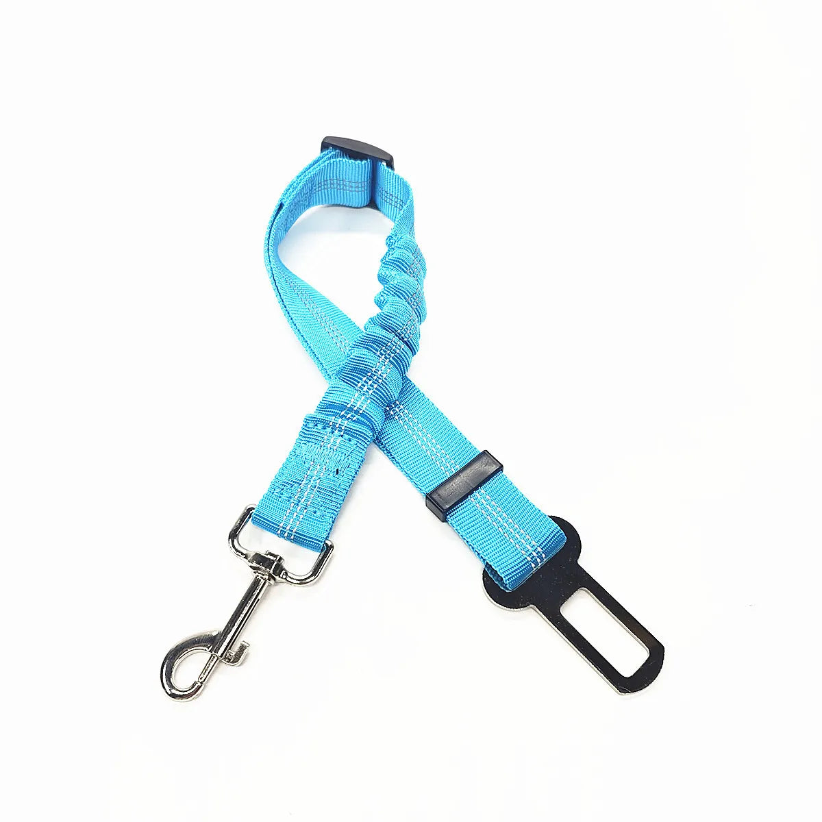 Dog Car Seat Belt Harness – Reflective Elastic Travel Safety Lead