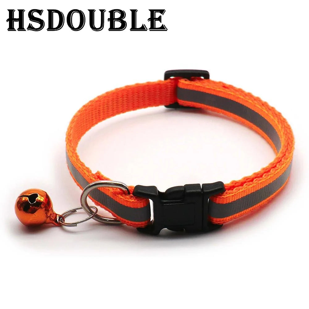 Reflective Cat Collars with Bells 2 Pack – Small Dogs & Cats