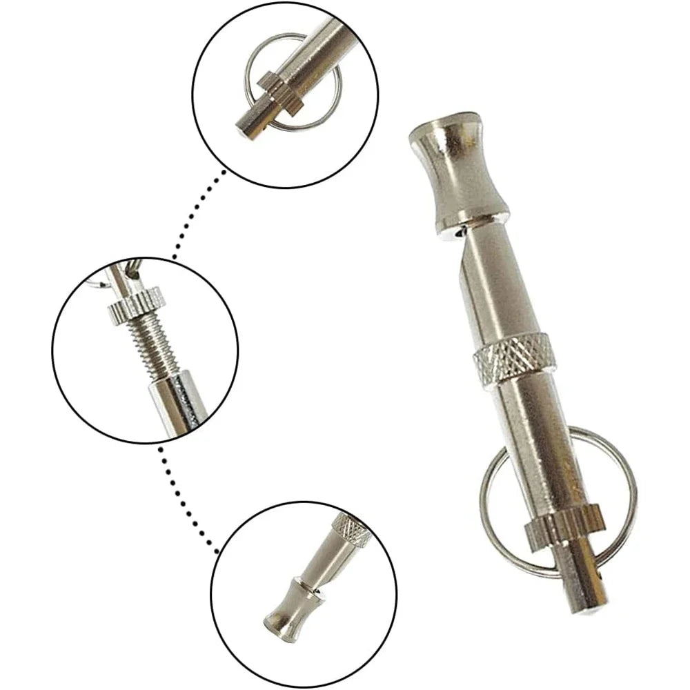 Ultrasonic Dog Whistle – Adjustable Stainless Training Whistle