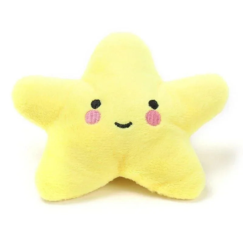 Squeaky Plush Star Toy – Cute Chew Toy for Dogs & Cats